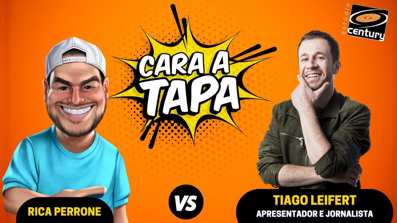 Tiago Leifert fala sobre eleições no podcast Cara a Tapa