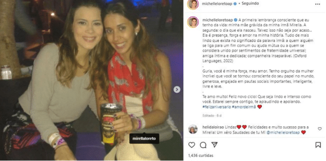 A famosa apresentadora da Globo, Michelle Loreto revela amor na web (Foto: Reprodução)