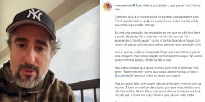 Marcos Mion desabafa após se recuperar da Covid-19 (Foto: Reprodução)