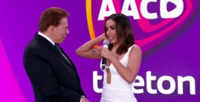 Imagem do post Anitta descobre que venceu no Troféu Imprensa e manda recado para Silvio Santos