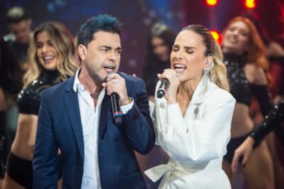 Wanessa e Zezé Di Camargo participaram do Faustão na Band (Foto: Reprodução / Band)