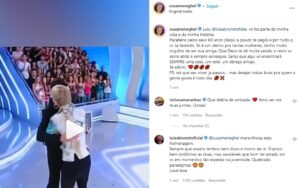 Xuxa faz declaração para atriz famosa: 'Minha vida' (Foto: Reprodução / Instagram)