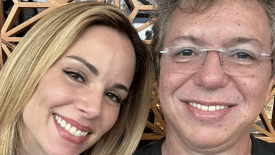 Ana Furtado e Boninho (Foto: Reprodução)