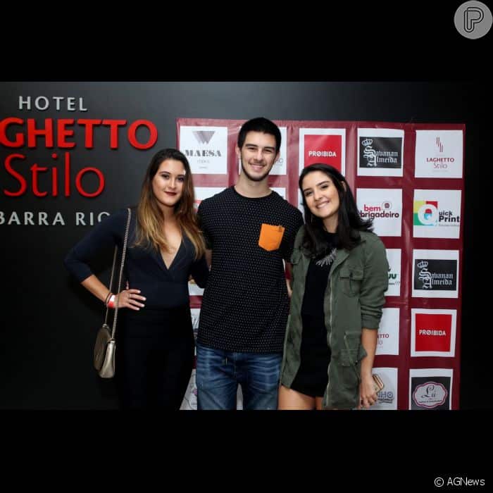 Laura, Bia e Vinícius são filhos de Fátima Bernardes e William Bonner (Foto: Reprodução)