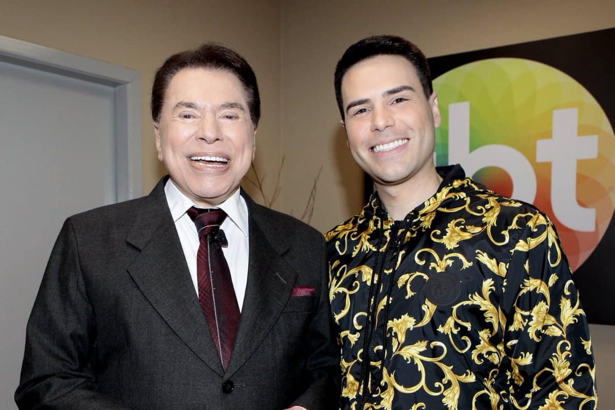 Luiz Bacci e Silvio Santos (Foto: Reprodução)