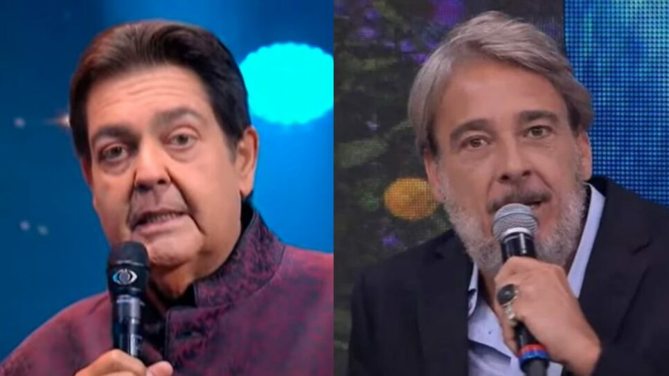 Alexandre Borges foi um dos convidados de Faustão na Band (Foto: Reprodução/Montagem)