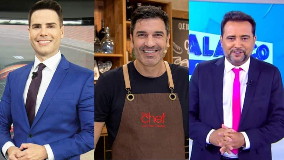 Luiz Bacci, Edu Guedes e Geraldo Luís (Foto: Reprodução/Montagem)