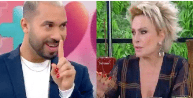 Ana Maria Braga enfrenta Gil ao vivo na Globo e causa climão (Foto: Reprodução)