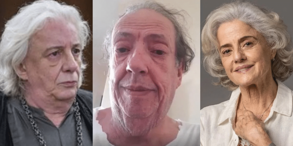 Marco Nanini, Marcos Oliveira e Marieta Severo (Foto: Reprodução)