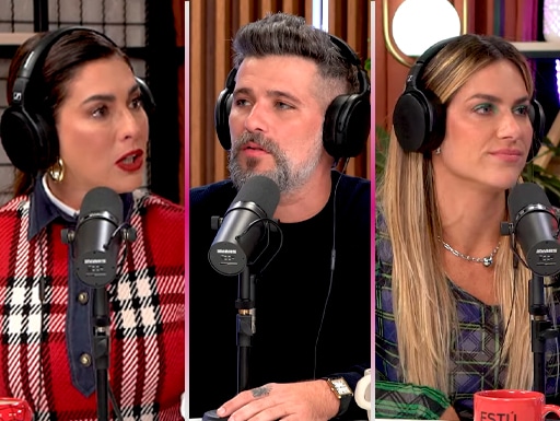 Bruno Gagliasso, Fernanda Paes Leme e Giovanna Ewbank no Quem Pod, Pod (Foto: Reprodução)