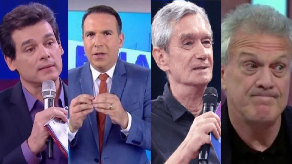 Celso Portiolli, Gottino, Serginho e Bial (Foto: Reprodução)