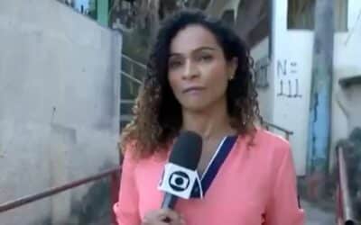 Jornalista da Globo é vítima de ameaça por homem armado Foto: Reprodução