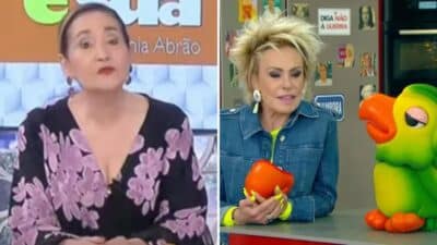 Sonia Abrão acaba com Ana Maria Braga ao vivo após polêmica no Mais Você (Foto: Reprodução)