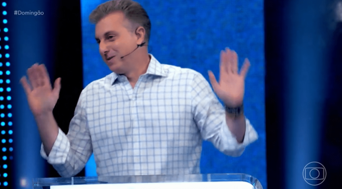 Luciano Huck no Domingão (Foto: Reprodução)