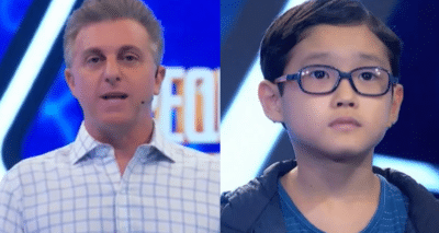 Imagem do post Luciano Huck fica impressionado com inteligência de menino de 9 anos em quadro do Domingão: “Inacreditável”