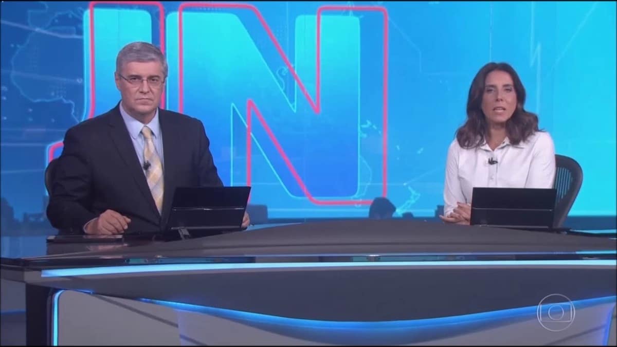 Flávio Fachel e Mônica Teixeira tiveram pior audiência do ano em Jornal Nacional, Foto: Reprodução/Internet