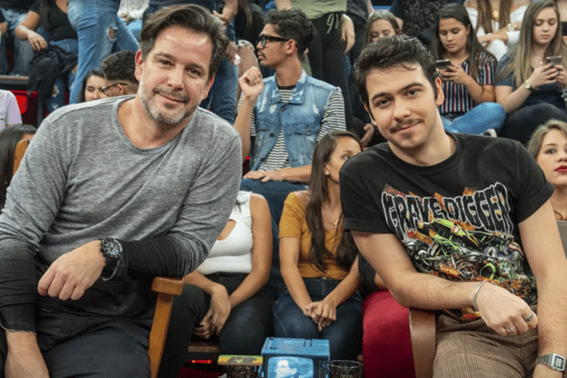 Globo Murilo Benício e filho (Foto: Reprodução)