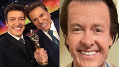 Rodrigo Faro aparece caracterizado de Silvio Santos pela primeira vez, Foto: Reprodução/Internet