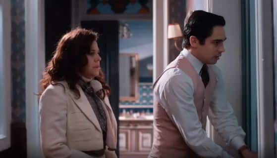 Úrsula (Bárbara Paz) e Joaquim (Danilo Mesquita) em Além da Ilusão (Foto: Reprodução)