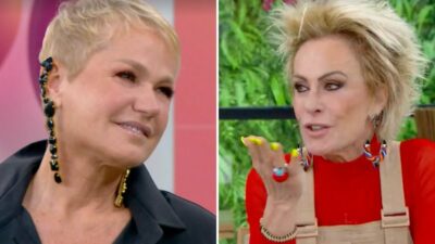 Xuxa e Ana Maria Braga tem briga exposta após entrevista ao vivo (Foto: Reprodução)