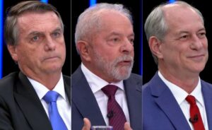 Jair Bolsonaro (PL), Lula (PT) e Ciro Gomes (PDT) são os candidatos com mais chances de serem eleitos (Foto: Reprodução / Internet)