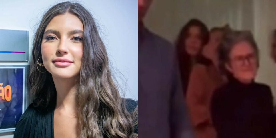 Alanis Guillen é flagrada com loira (Foto: Reprodução)