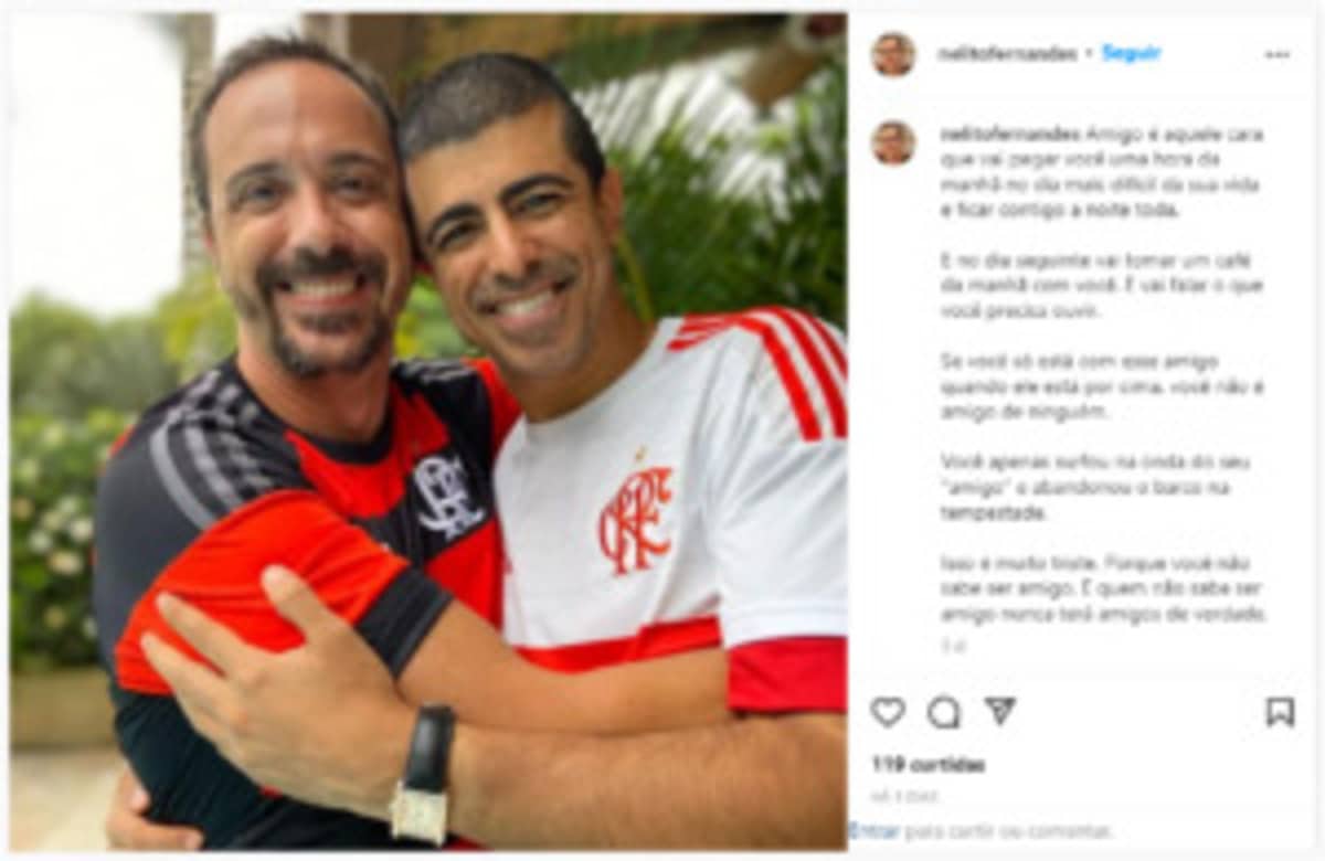 Nelito Fernandes faz homenagem à Marcius Melhem e recebe elogios de colegas, Foto: Reprodução/Internet