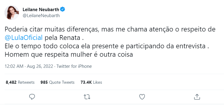 Jornalista faz comentário sobre entrevista, mas quebra protocolo da Globo (Foto: Reprodução)