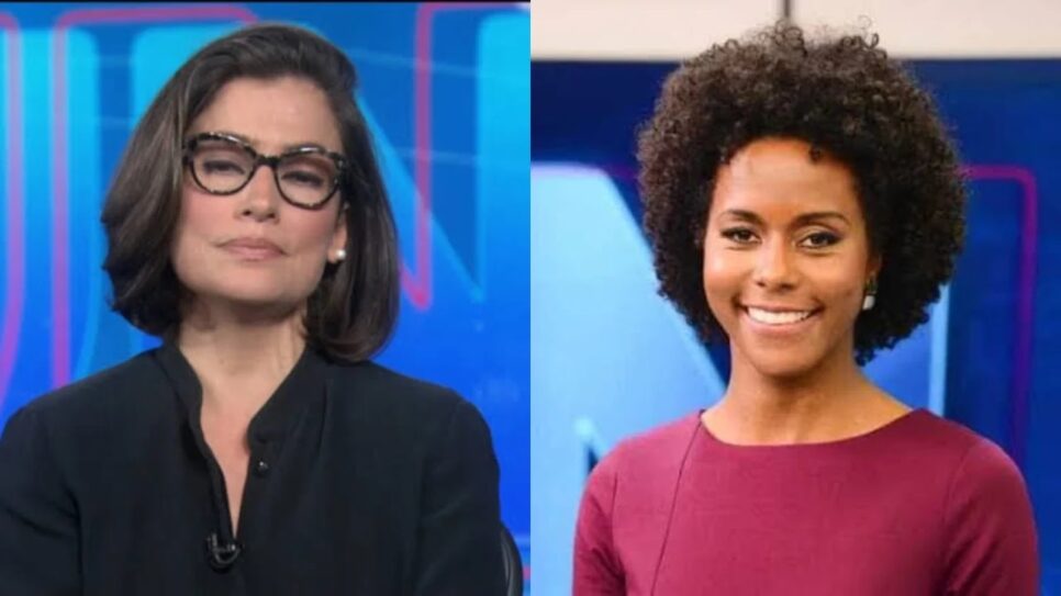 Renata Vasconcellos e Maju Coutinho (Foto: Reprodução)