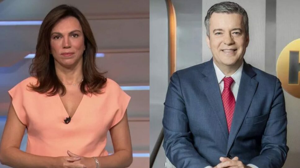 Ana Paula Araújo assume relação com Roberto Kovalick (Foto: Reprodução/Montagem)