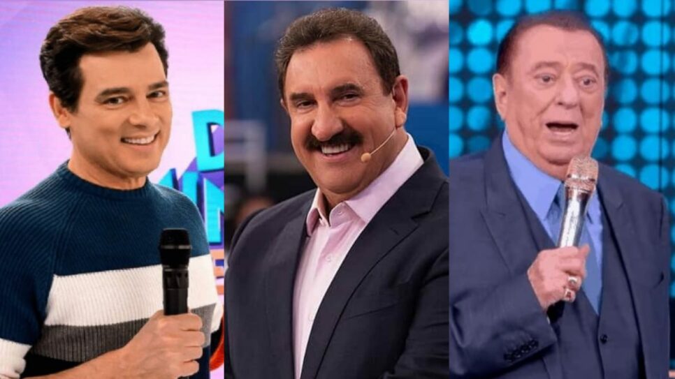 Celso Portiolli, Ratinho e Raul Gil (Foto: Reprodução/Montagem)