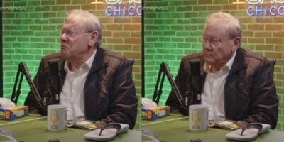 Milton Neves participa do podcast Denílson Show (Foto: Reprodução/YouTube/Montagem)