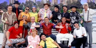 Elenco da Praça É Nossa, no SBT (Foto: Reprodução)