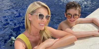 Ana Hickmann e filho (Foto: Reprodução)