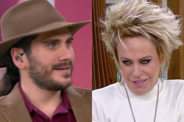 Ana Maria Braga incorpora cramulhão ao vivo no Mais Você e assusta Gabriel Sater: “Fiquei cismado” (Reprodução)