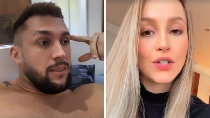 Arthur Picoli rasga o verbo e manda suposta ameaça à Carla Diaz: “Se eu abrir a boca, vocês caem para trás” (Reprodução)