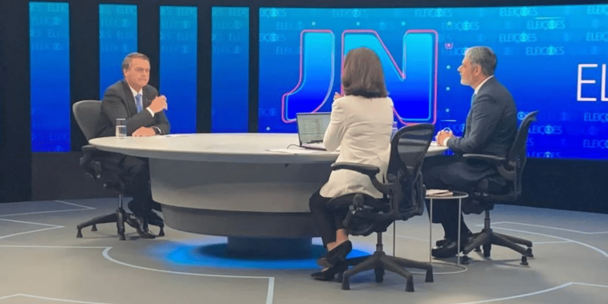 Após sabatina de Lula no Jornal Nacional, Bolsonaro desiste de ir ao debate na Band (Reprodução)