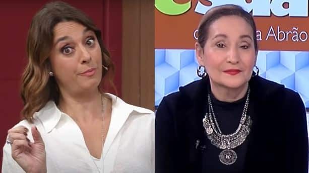 Catia Fonseca e Sonia Abrão (Foto: Reprodução)