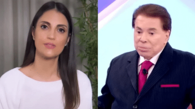 Chris Flores escandaliza face de Silvio Santos e expõe SBT (Foto: Reprodução)