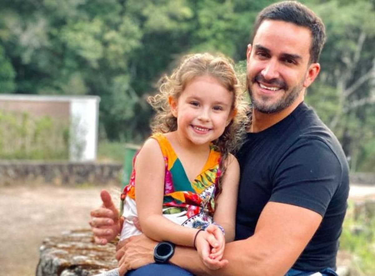 Ana Beatriz com seu pai, JP Vergueiro, Foto: Reprodução/Internet