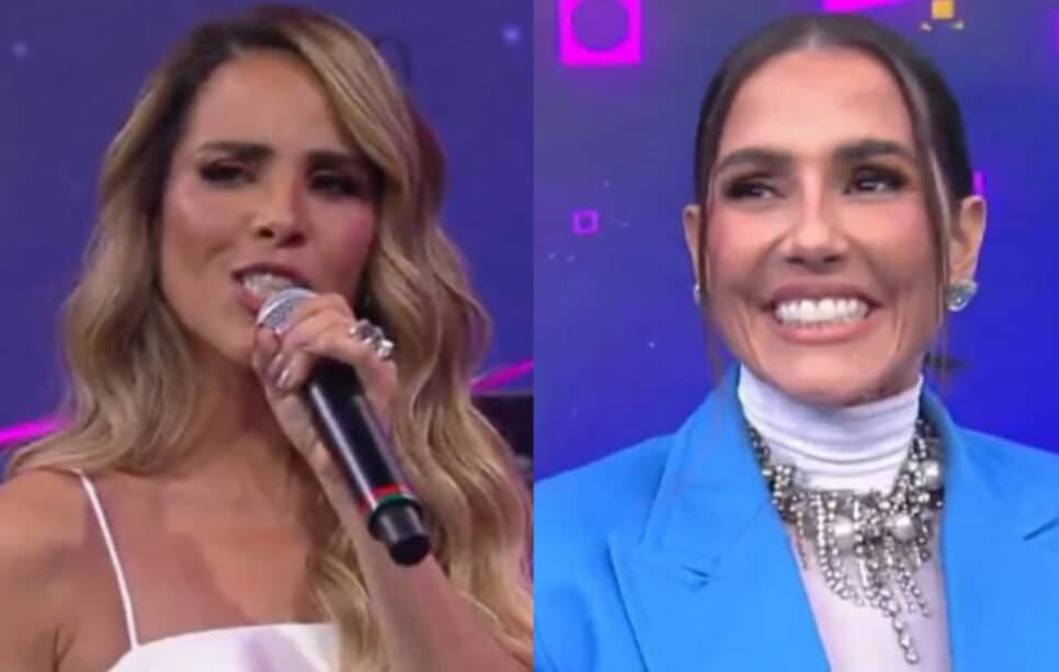 Deborah Secco se explica após ser vista olhando para Wanessa (Foto: Reprodução)