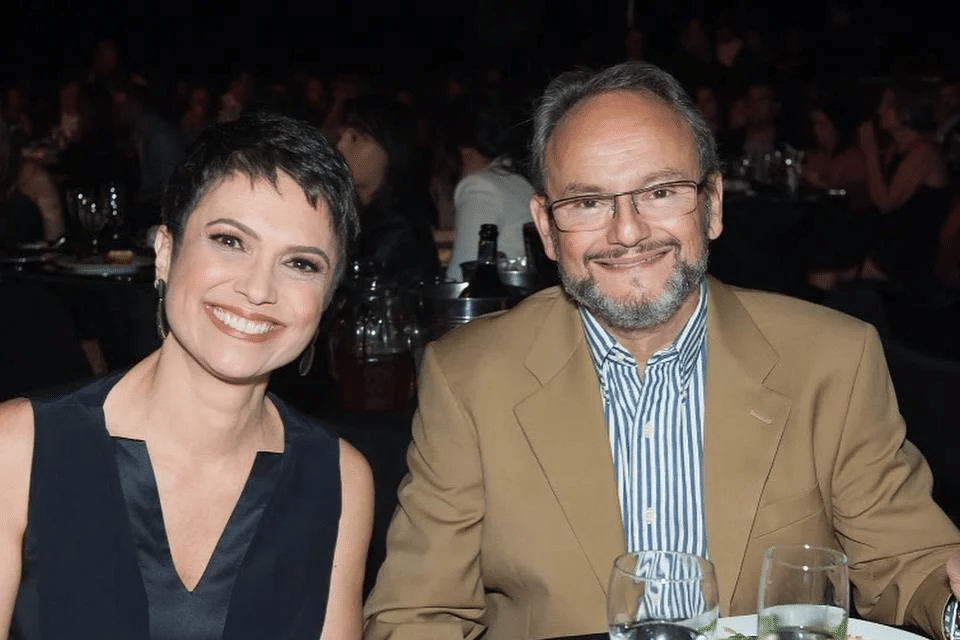 Sandra Annenberg e Ernesto Paglia (Foto: Reprodução)