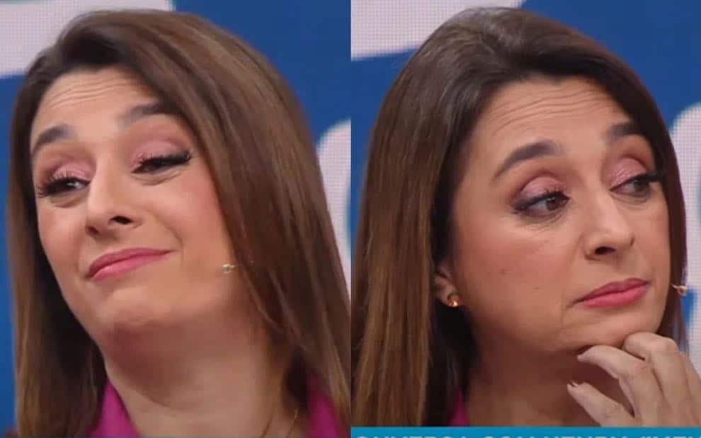 Cátia Fonseca se emociona com caso de Henry Borel ao vivo