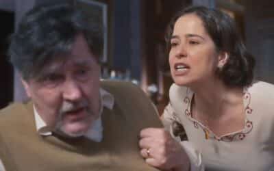 Além da Ilusão: Heloísa surta de raiva e escorraça Matias Foto: Reprodução