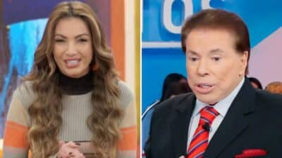 Imagem do post Patrícia Poeta surpreende ao mandar recado inusitado para Silvio Santos na Globo: ‘Um beijo’