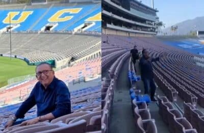 Imagem do post Após se demitir, Galvão Bueno retorna ao estádio do tetra e recria narração histórica