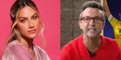 Neto se irrita em Os Donos da Bola na Band e fala sobre Giovanna Ewbank e Bruno (Foto: Reprodução)