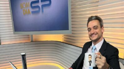 Tiago Scheuer na Globo (Foto: Reprodução)