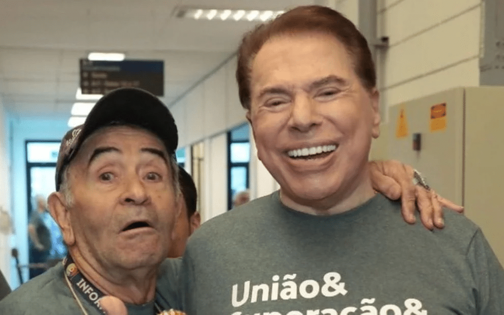 Ivo Holanda e Silvio Santos (Foto: Reprodução)