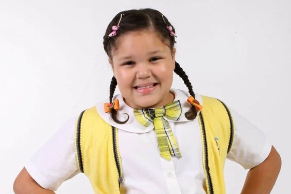 Laura de Carrossel, filha da Simony (Foto: SBT/ Divulgação) Aysha